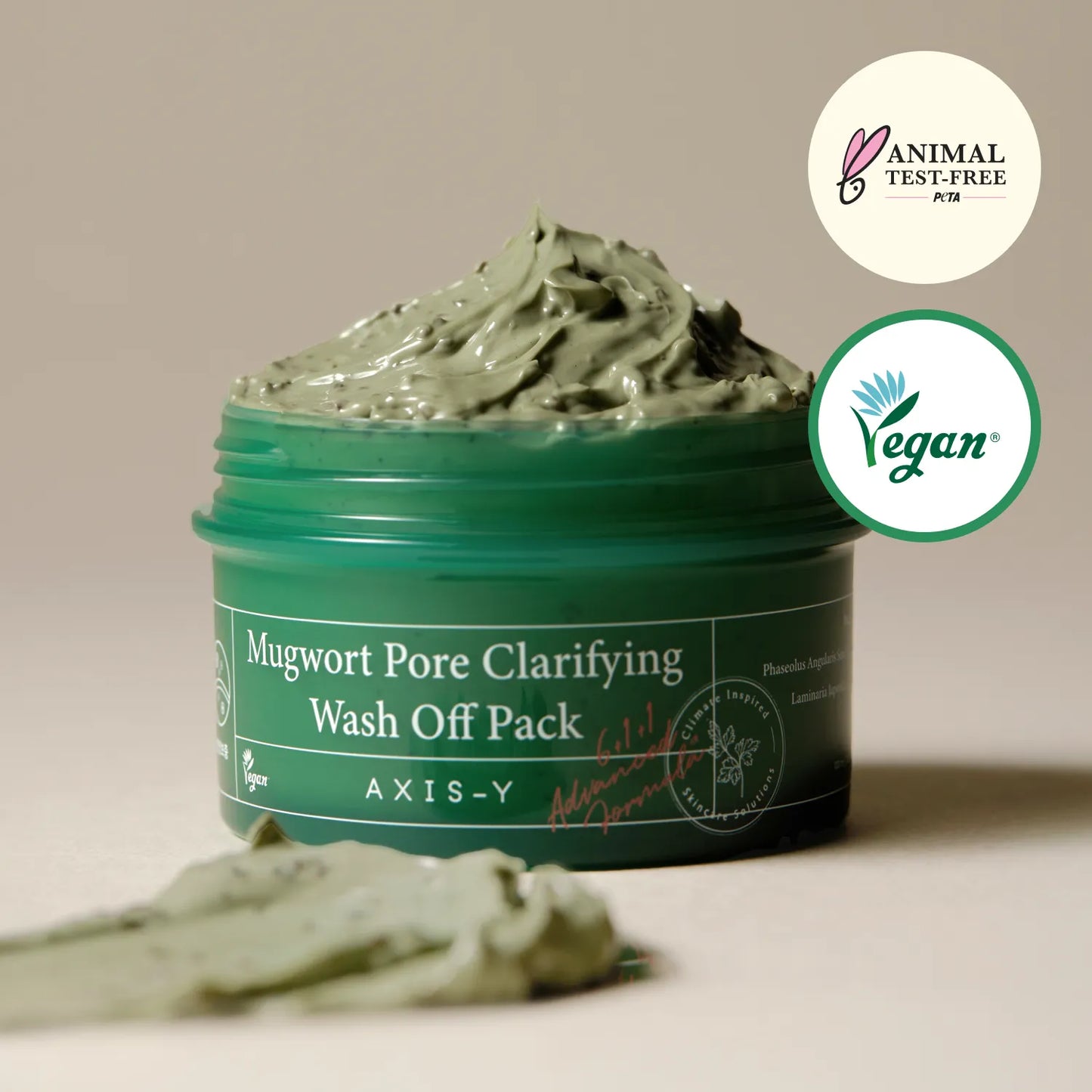 Mugwort Pore Clarifying Wash Off Pack 100ml - Limpia profundamente 