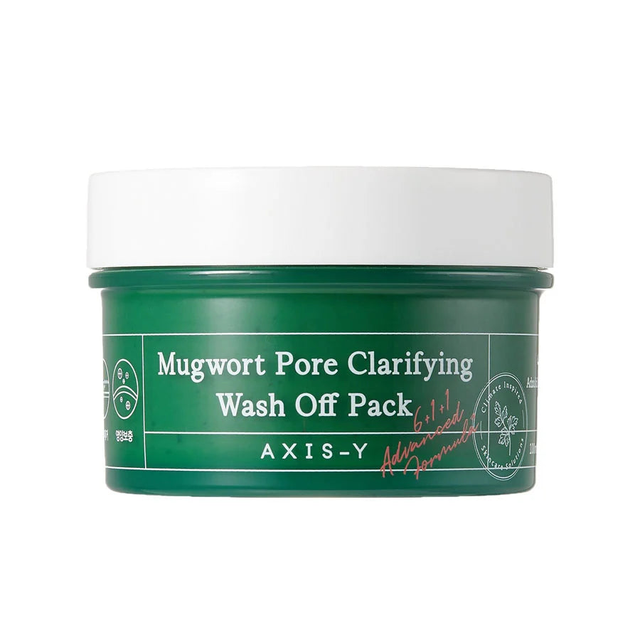 Mugwort Pore Clarifying Wash Off Pack 100ml - Limpia profundamente 