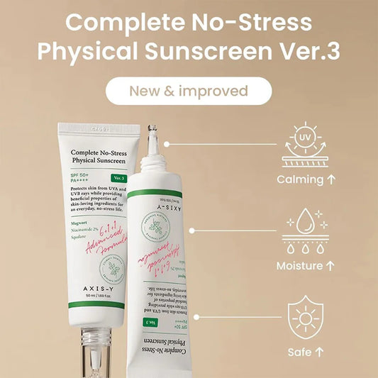 Complete No-Stress Physical Sunscreen 50ml - 100% mineral