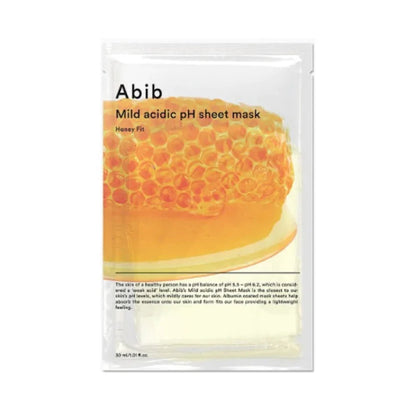 Mild Acidic pH Sheet Mask Honey Fit: nutre e hidrata