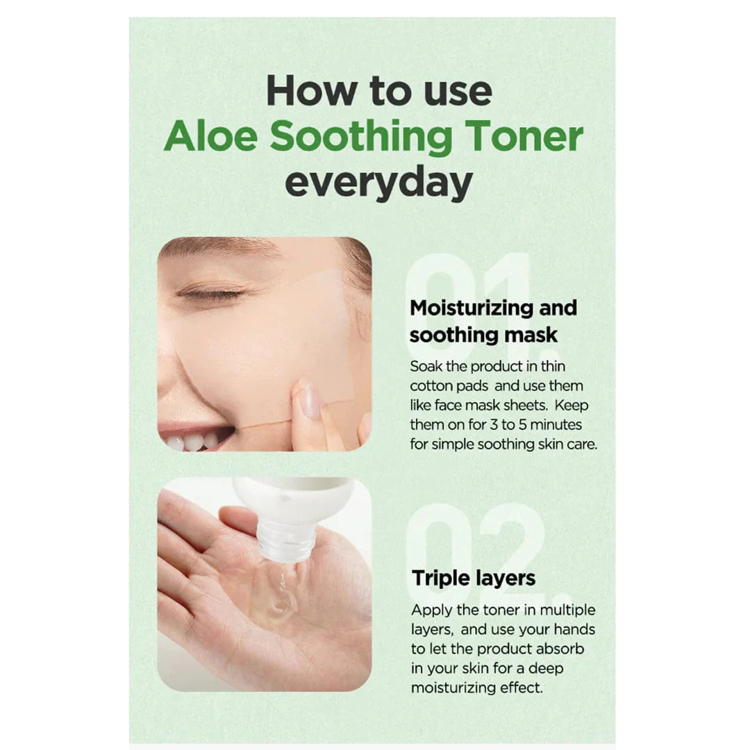 Aloe Soothing Toner 200ml – Hidratación Calmante
