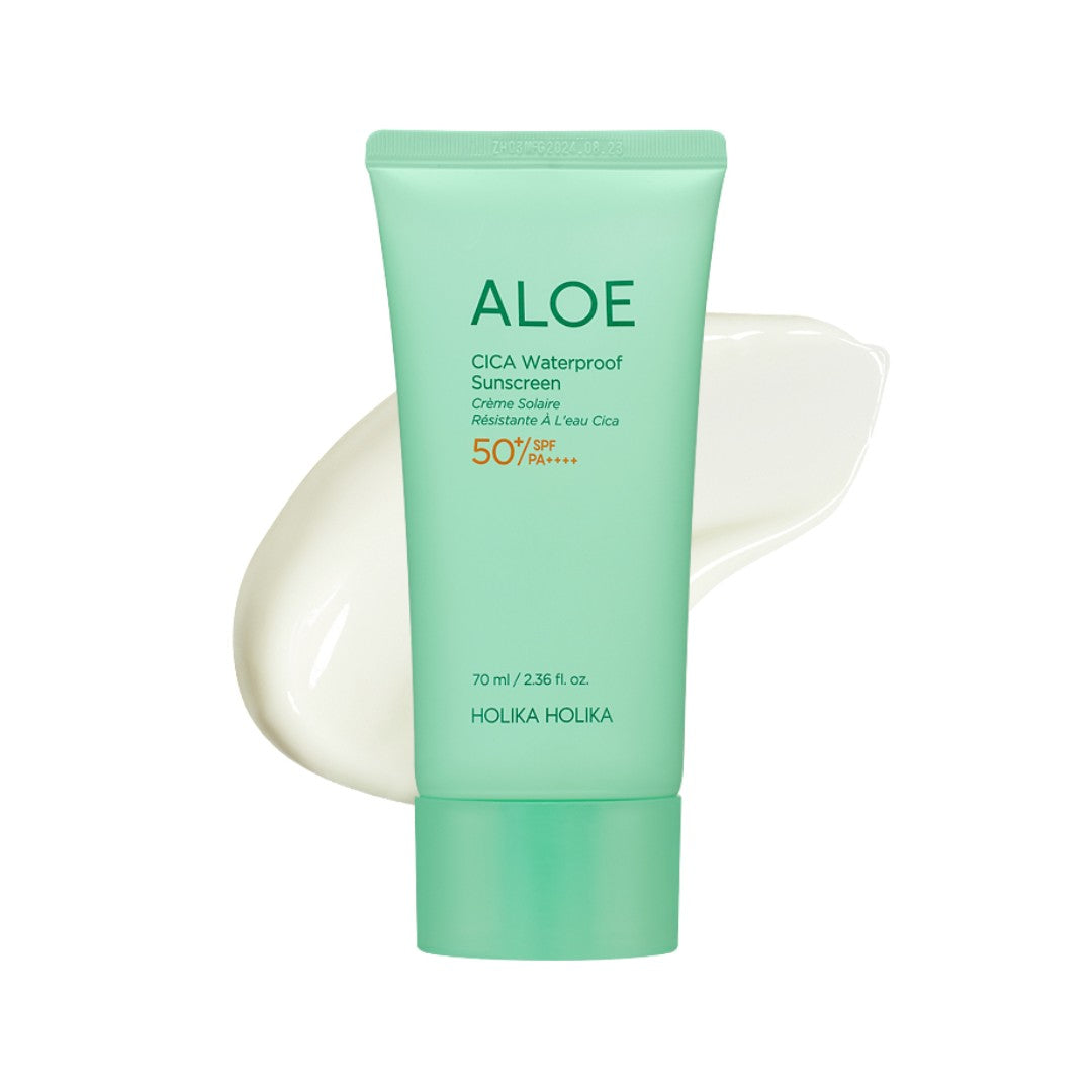 Holika Holika Aloe Waterproof Sun Cream SPF50+ – textura ligera y calmante