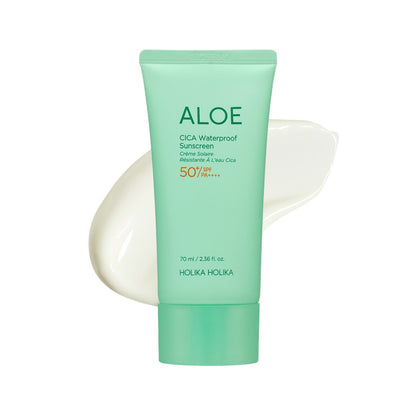 Holika Holika Aloe Waterproof Sun Cream SPF50+ – textura ligera y calmante