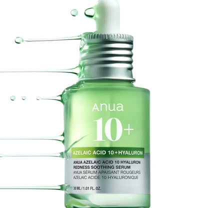 Azelaic Acid 10 Hyaluron Redness Soothing Serum (30 ml) -mejora la textura