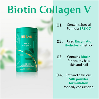 Intensive Biotin Collagen V -  elasticidad y firmeza 