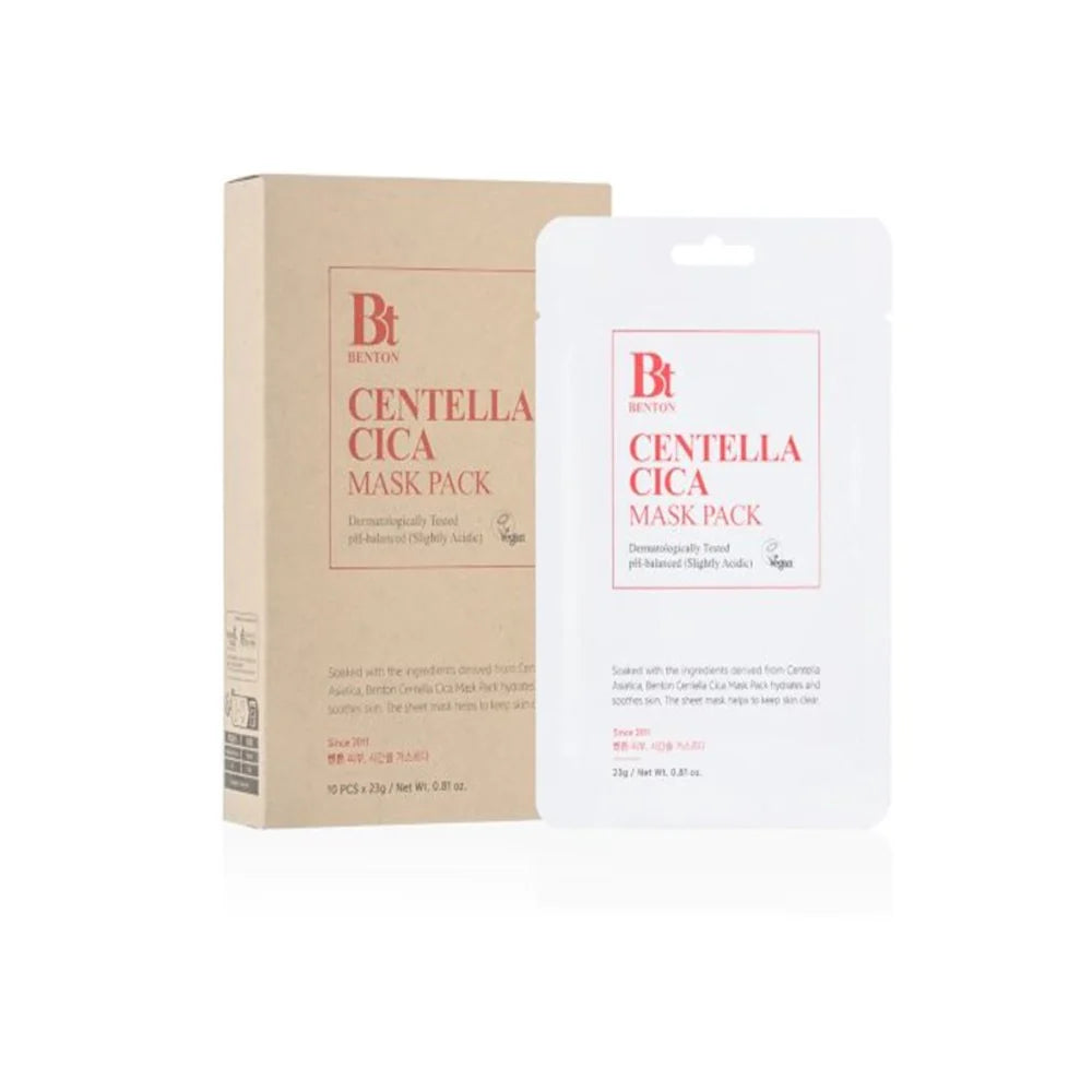 Benton Centella Cica Mask - mascarilla calmante e hidratante
