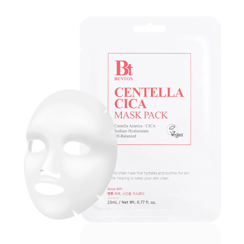 Benton Centella Cica Mask - mascarilla calmante e hidratante