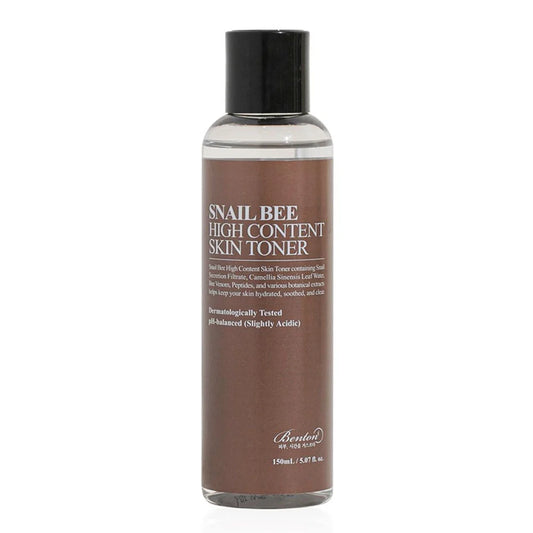 Snail Bee High Content Skin Toner 150ml - reparador y calmante