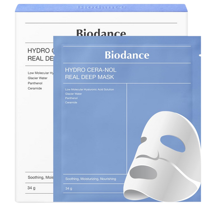 Hydro Cera-nol Real Deep Mask 1Box (4 Uds.) - Hidratación profunda
