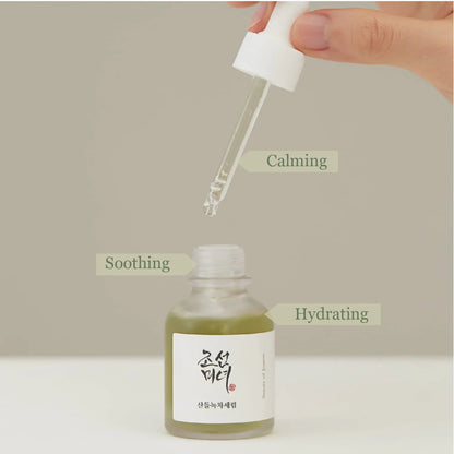 Calming serum : Green tea + Panthenol 60ml -  calmante e hidratante 