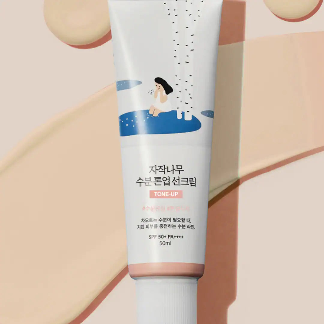  Birch Moisture Tone-Up Sunscreen 50 ml – FPS 50+ y brillo rosado