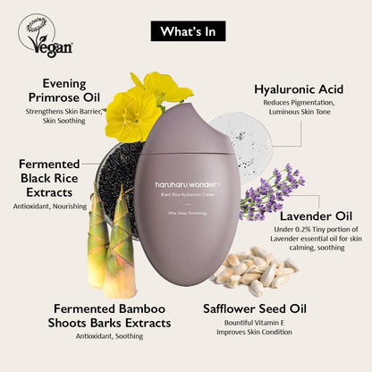 Black Rice 10 Hyaluronic Cream 50ml - intensamente hidratante