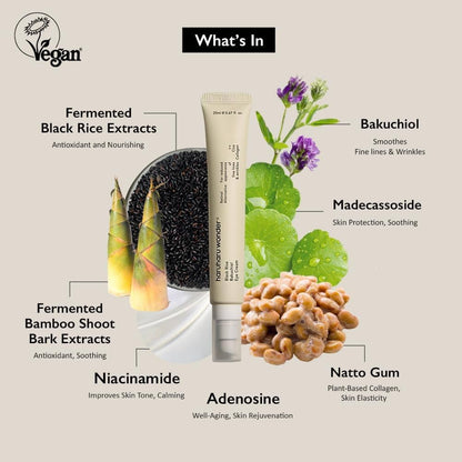 Black Rice Bakuchiol Eye Cream (20ml) - firmeza y luminosidad