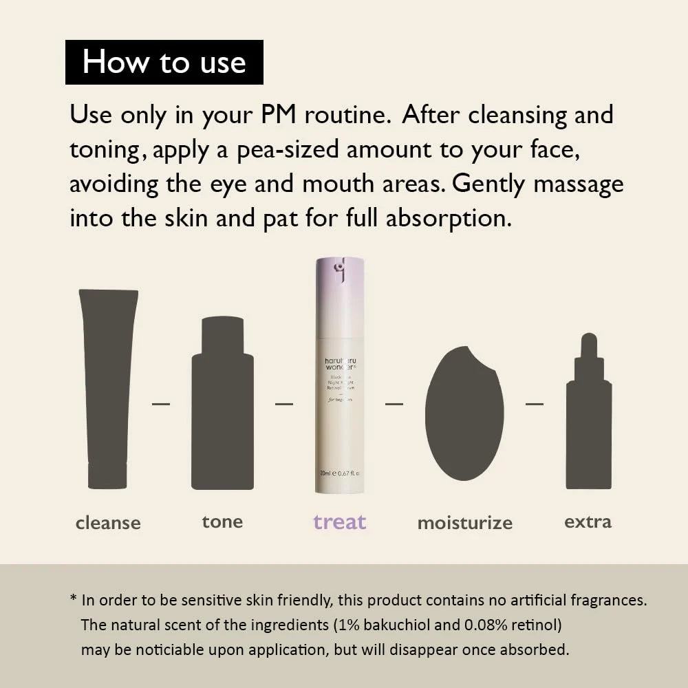 Black Rice Night Knight Retinol Serum (20ml) – Antiedad de noche