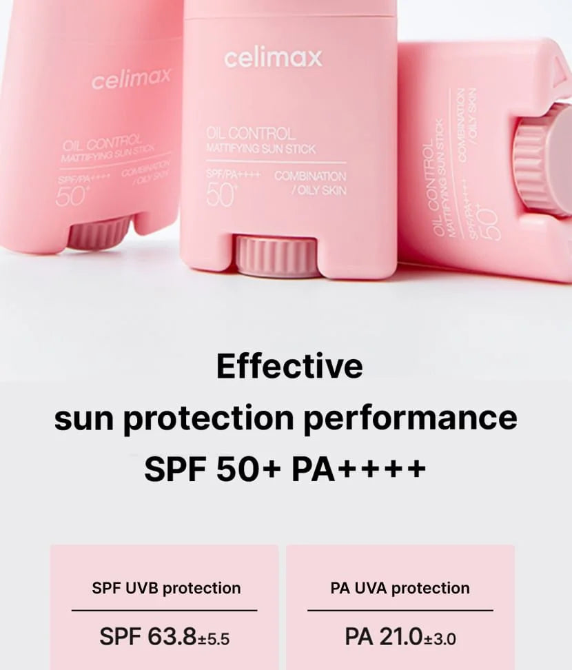 Oil Control Mattifying Sun Stick 19g - protector solar matificante