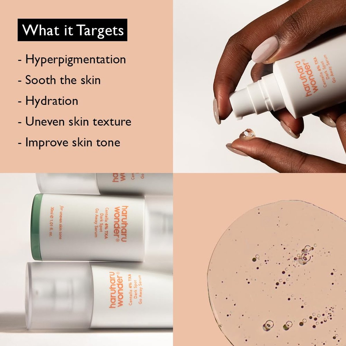 Centella 4% TXA Dark Spot Go Away Serum (30ml) - ilumina y unifica el tono