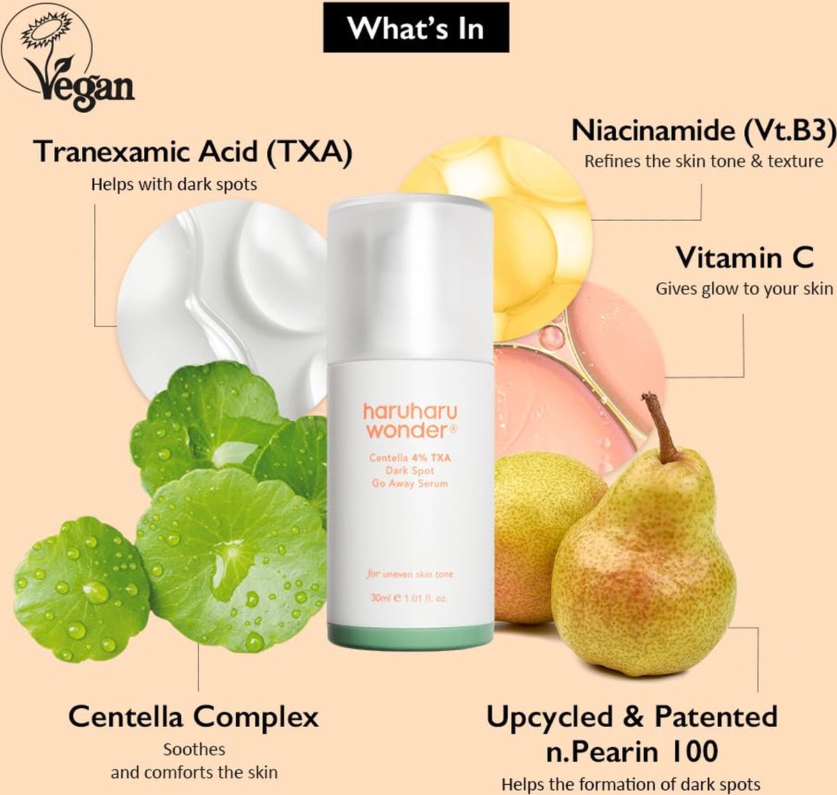 Centella 4% TXA Dark Spot Go Away Serum (30ml) - ilumina y unifica el tono