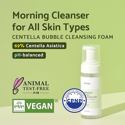 Centella Bubble Cleansing Foam 150ml: limpieza profunda y calmante 