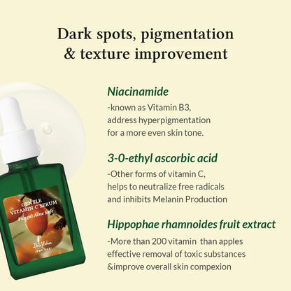 Gentle Vitamin C Serum: suavizante e iluminador (30 ml)