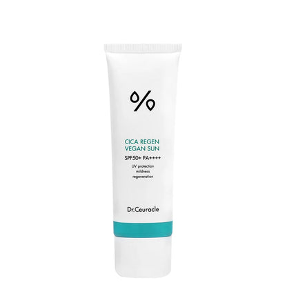 Cica Regen Vegan Sun – Crema solar calmante FPS 50+ 50 ml