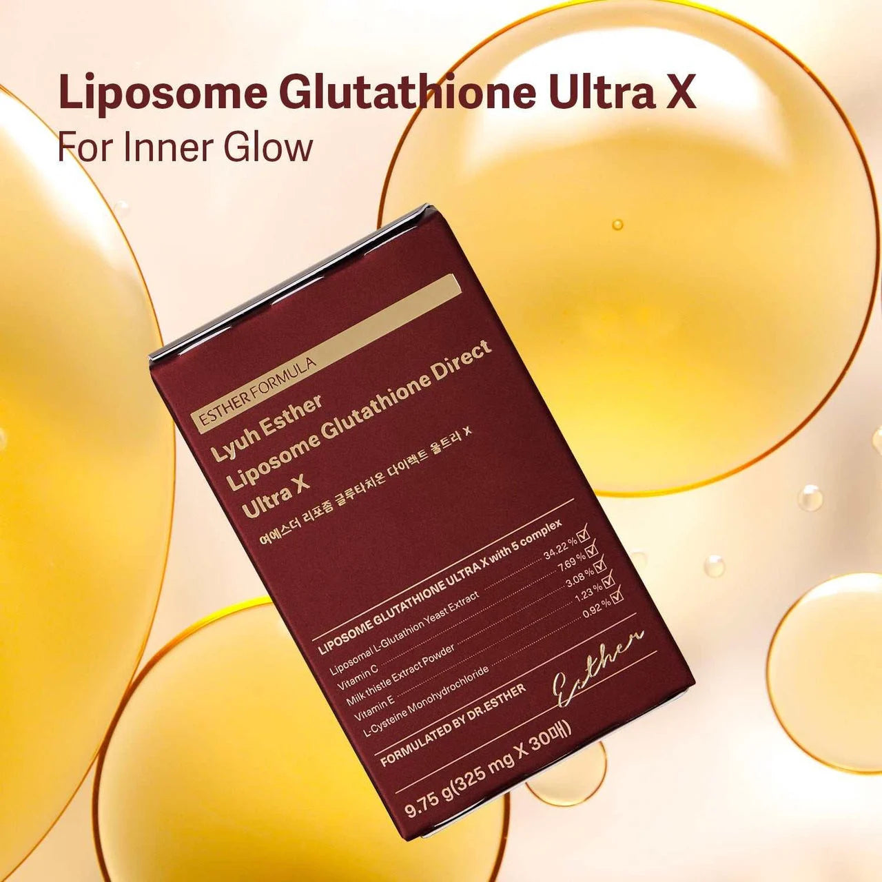 Liposome Glutathione Direct Ultra X - Piel más luminosa