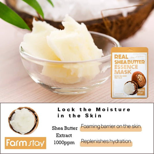 Real Shea Butter Essence Mask: mascarilla nutritiva y calmante