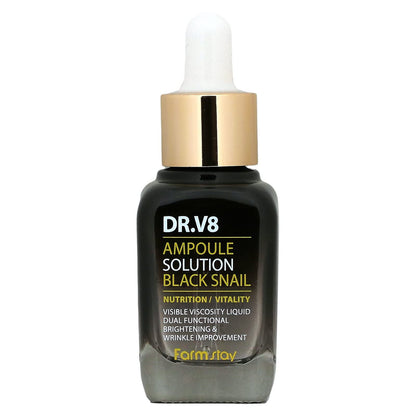 DR-V8 Ampoule Solution Black Snail 30ml – Recuperación y Nutrición