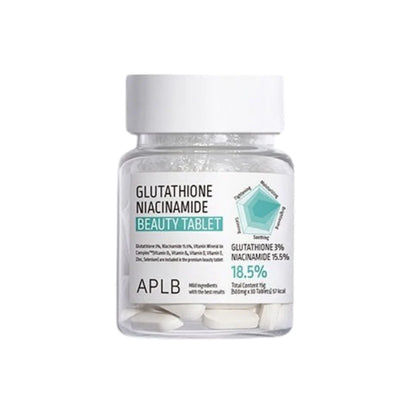 Glutathione Niacinamide Beauty Tablet - Pigmentación y recuperación