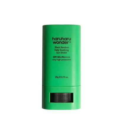 Black Bamboo Daily Soothing Sun Shield (20g) - textura ligera