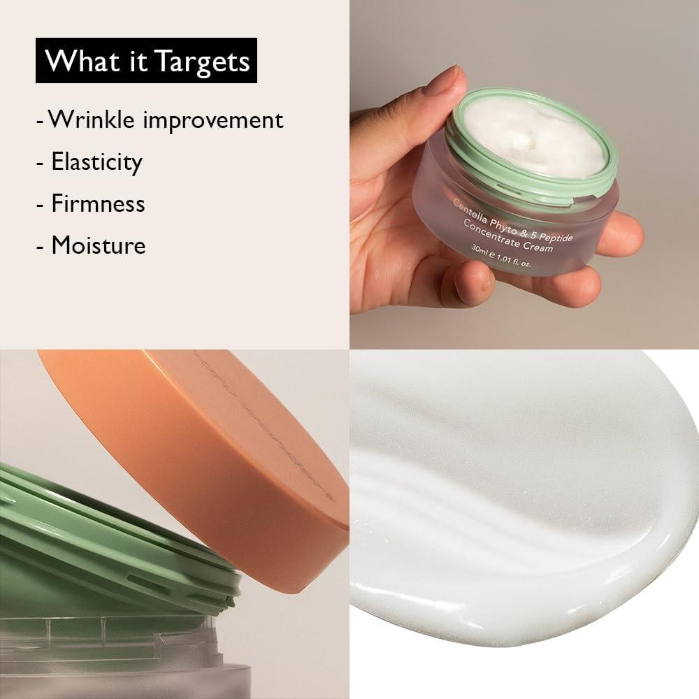 Centella Phyto & 5 Peptide Concentrate Cream (30ml) – Reafirmante y calmante 30 ml