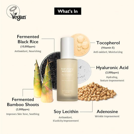 Black Rice Hyaluronic Anti-Wrinkle Serum (50ml) - sérum antiedad 