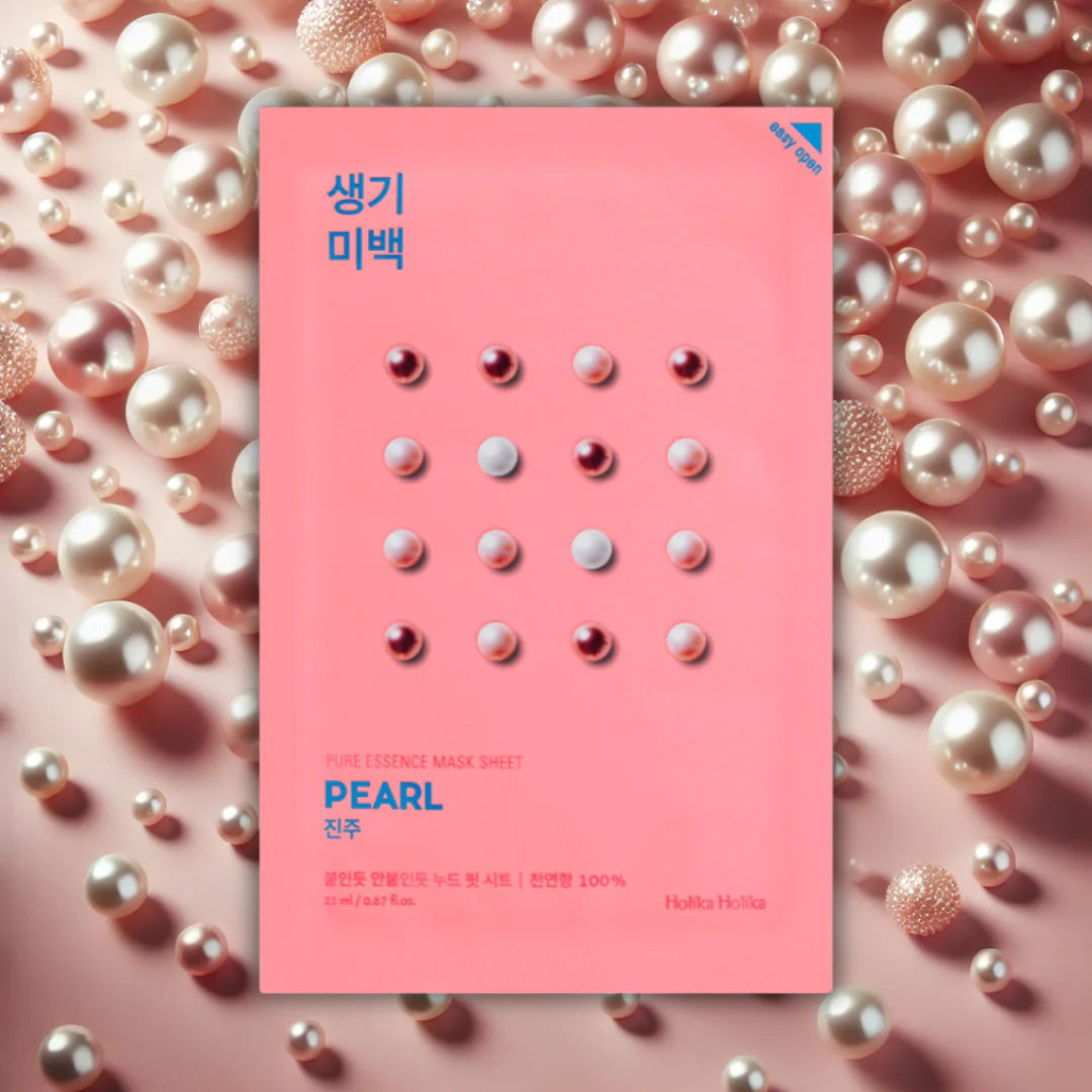  Pure Essence Mask Sheet Pearl 20ml  – Iluminadora y revitalizante