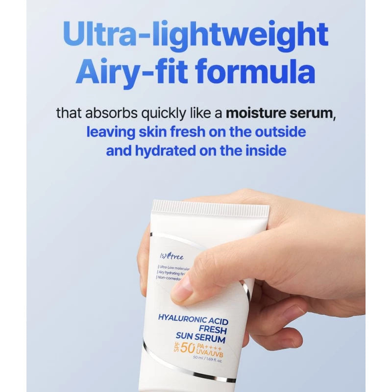  Hyaluronic Acid Fresh Sun Serum 50ml  – Protección solar hidratante