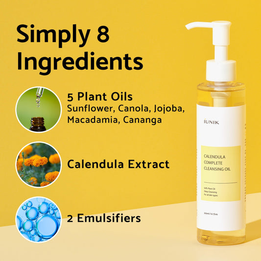 Calendula Complete Cleansing Oil 200ml – Limpieza Suave y calmante