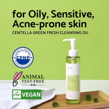  Centella Green Fresh Cleansing Oil 200ml  – Limpieza calmante