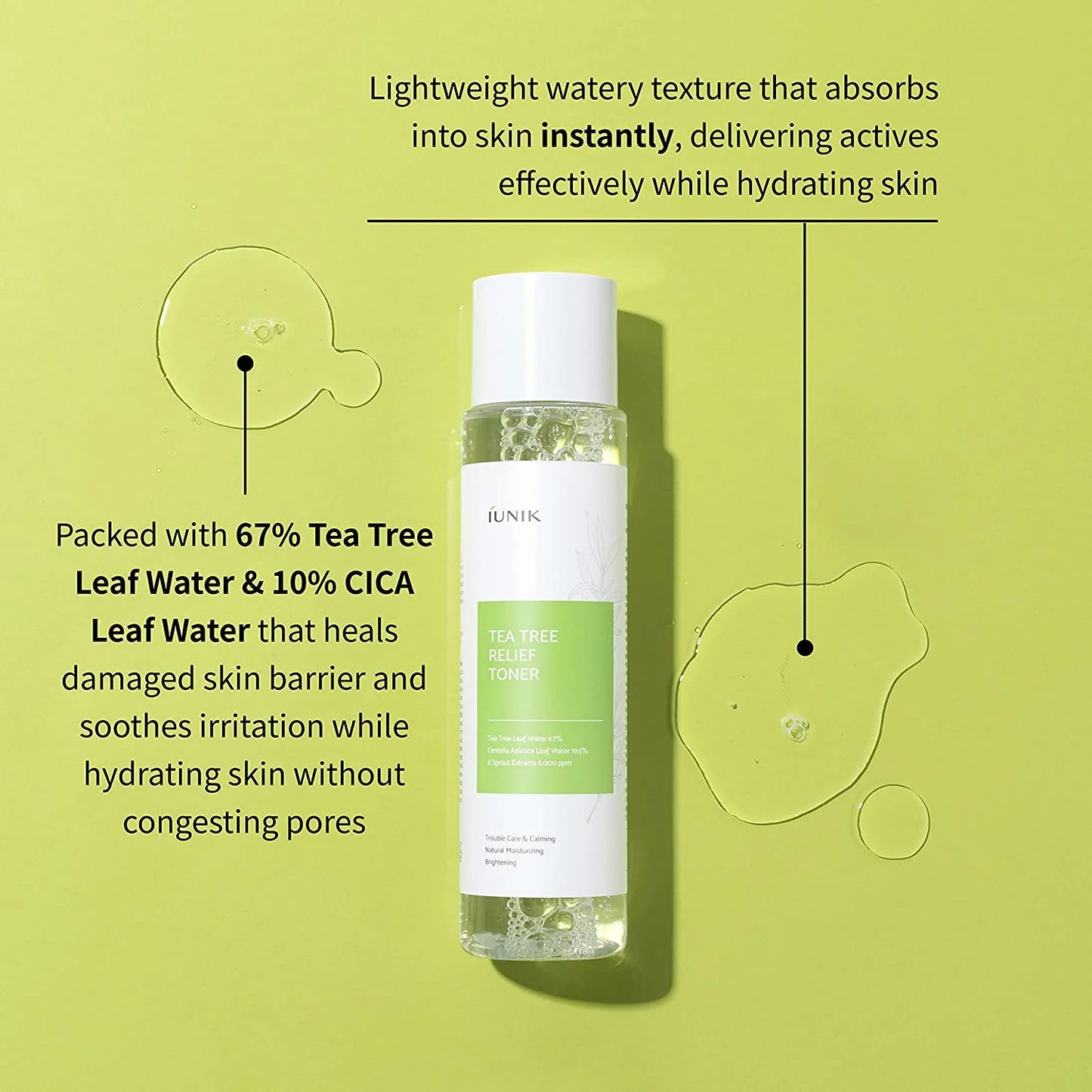 Tea Tree Relief Toner 200ml - calmante y equilibrante