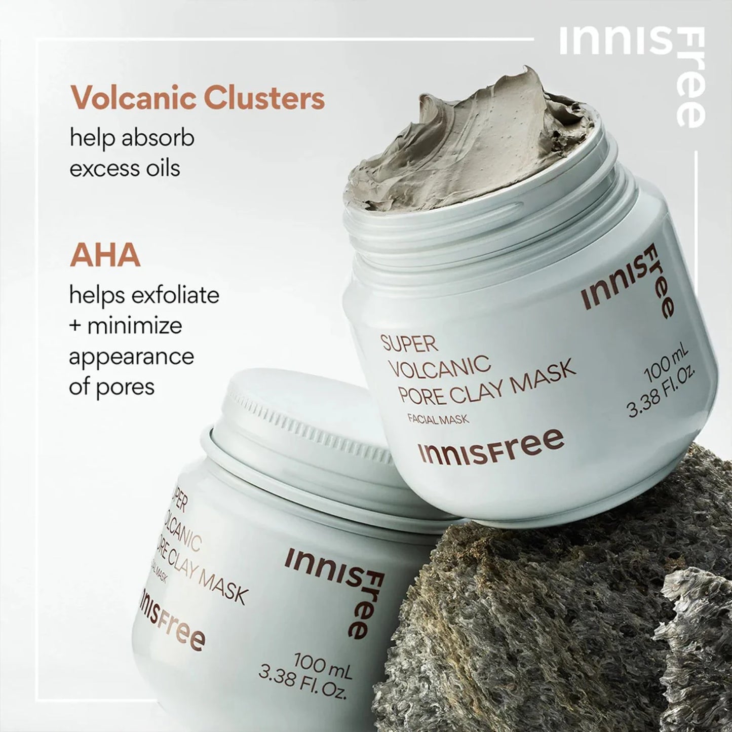 Volcanic Pore Clay Mask - limpieza profunda y matificante (100 ml)