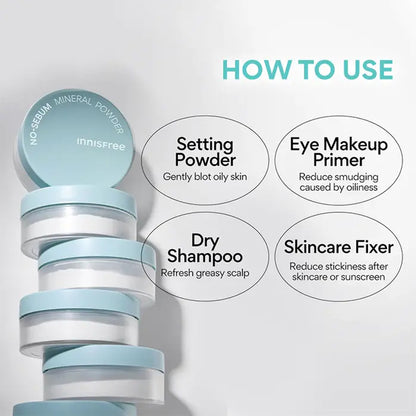 No-Sebum Mineral Powder (5g) - piel mate y sin aceite