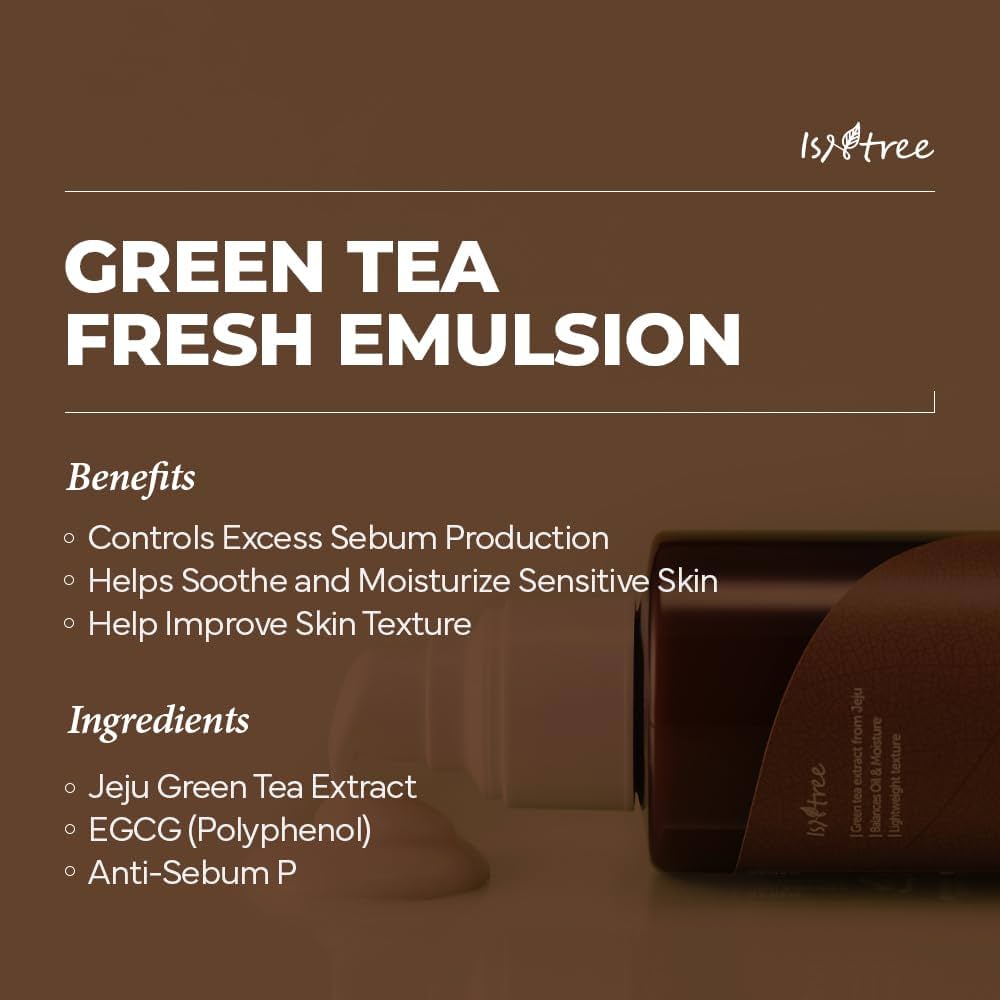 Green Tea Fresh Emulsion – Hidratación Ligera 120 ml