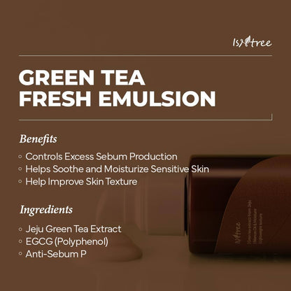 Green Tea Fresh Emulsion – Hidratación Ligera 120 ml