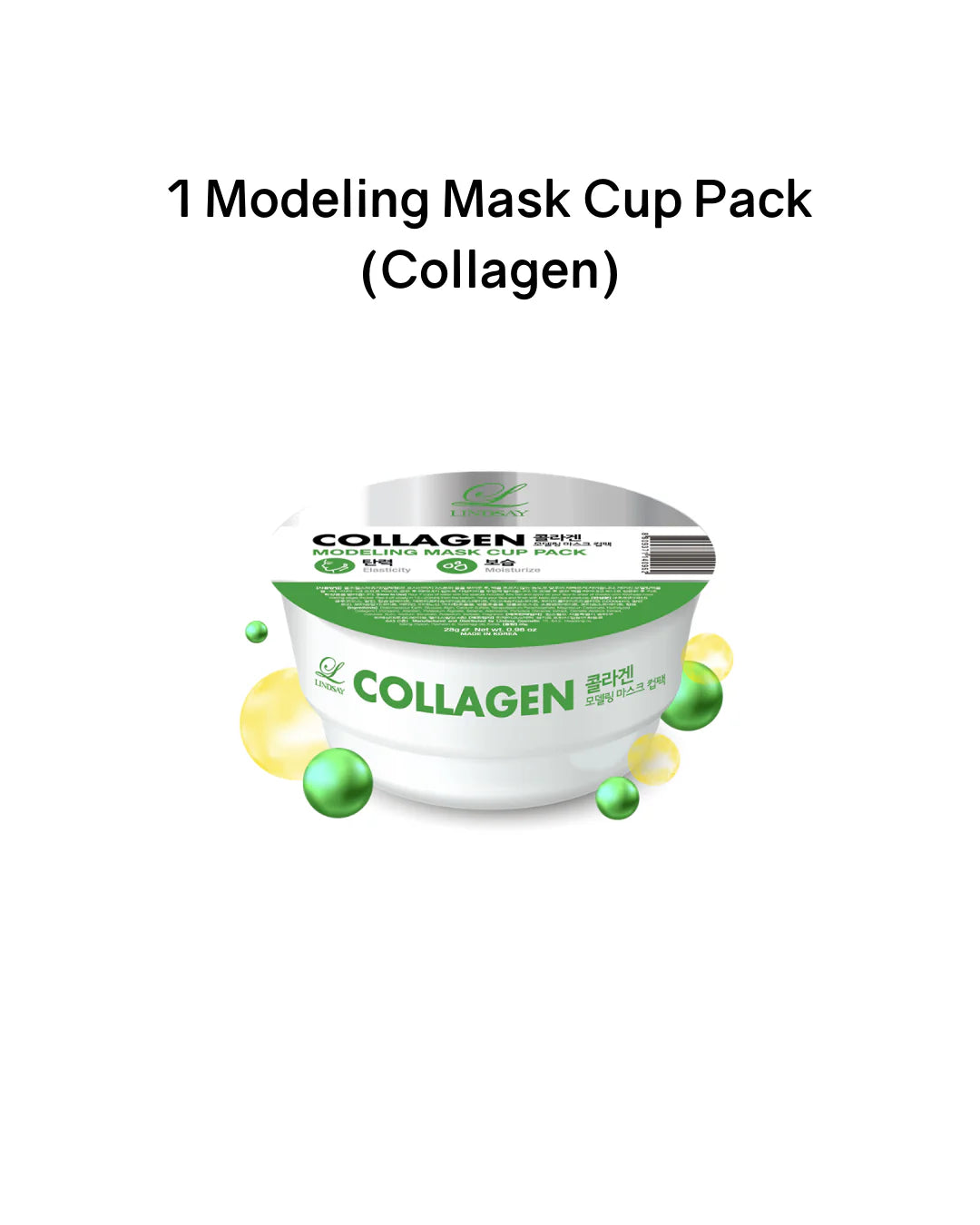 Collagen Modeling Mask Cup – Mascarilla Reafirmante de Goma 28 g