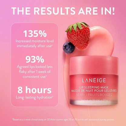 Lip Sleeping Mask EX Berry (20g) - suaviza los labios