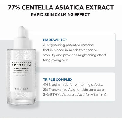  Madagascar Centella Tone Brightening Capsule Ampoule 50ml - ilumina la piel