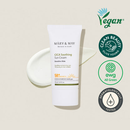 CICA Soothing Sun Cream SPF50+ PA++++: calma y protege intensamente