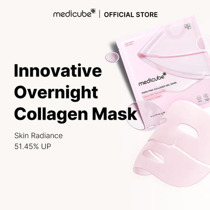 PDRN Pink Collagen Gel Mask -  mejora la elasticidad 