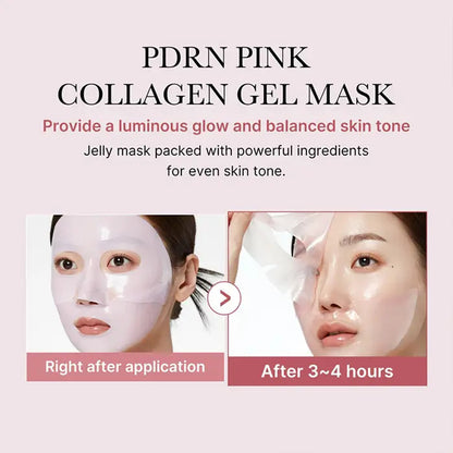 PDRN Pink Collagen Gel Mask -  mejora la elasticidad 