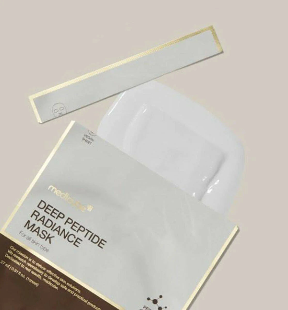 Medicube Deep Peptide Radiance Mask (27ml): hidrata intensamente