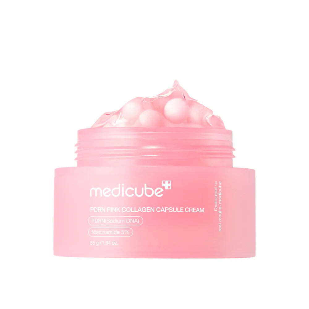 PDRN Pink Collagen Capsule Cream (55g): reafirmante e hidratante
