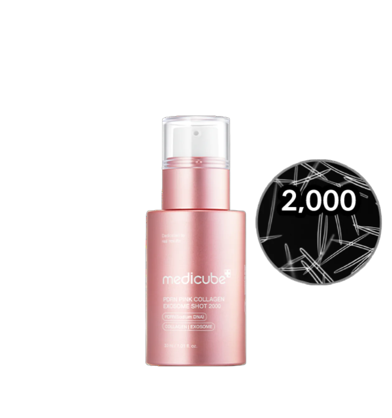  PDRN Pink Exosome Shot Serum 2000 (30ml) : brillo y refinamiento de poros