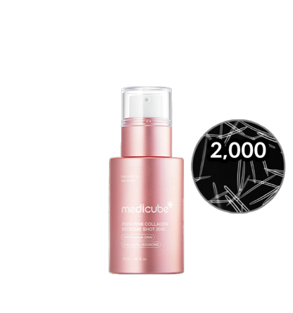  PDRN Pink Exosome Shot Serum 2000 (30ml) : brillo y refinamiento de poros